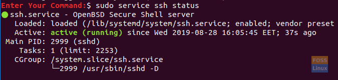 Chech-The-SSH-Service-Status